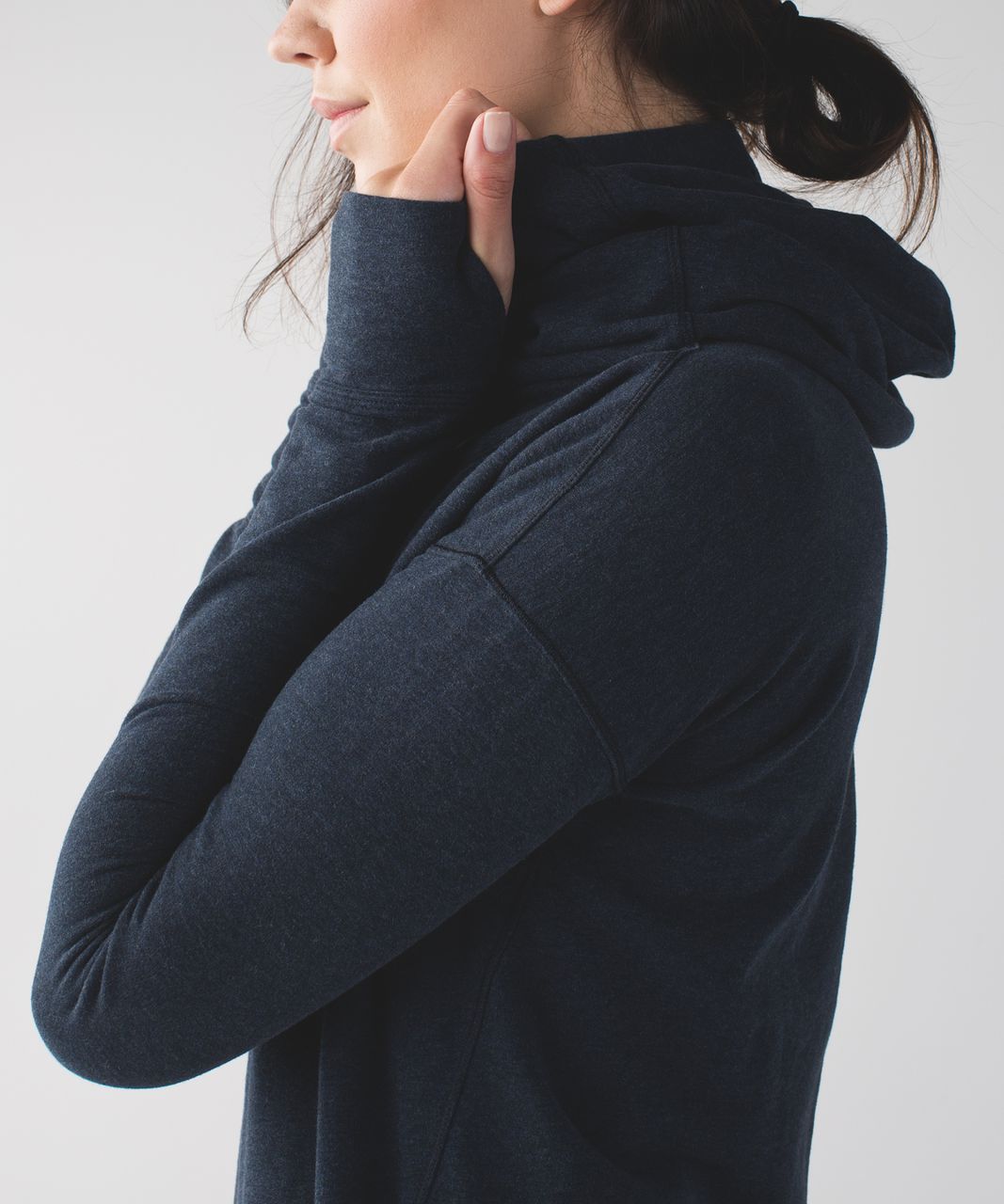 Lululemon Stress Less Hoodie - Heathered Naval Blue