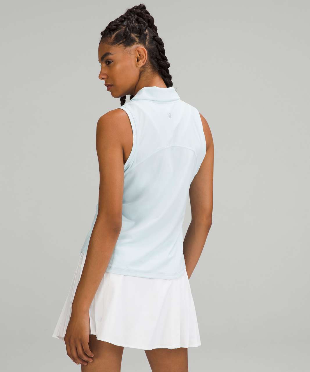 Lululemon Quick-Drying Sleeveless Polo Shirt - Powder Blue