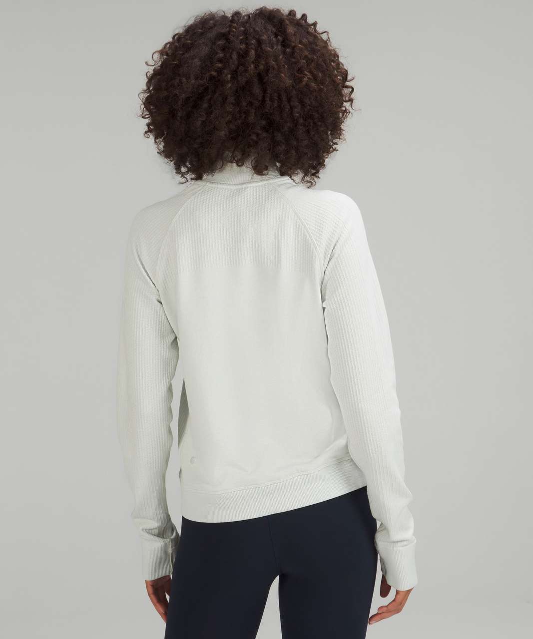 Lululemon Engineered Warmth Half-Zip - Vapor / White