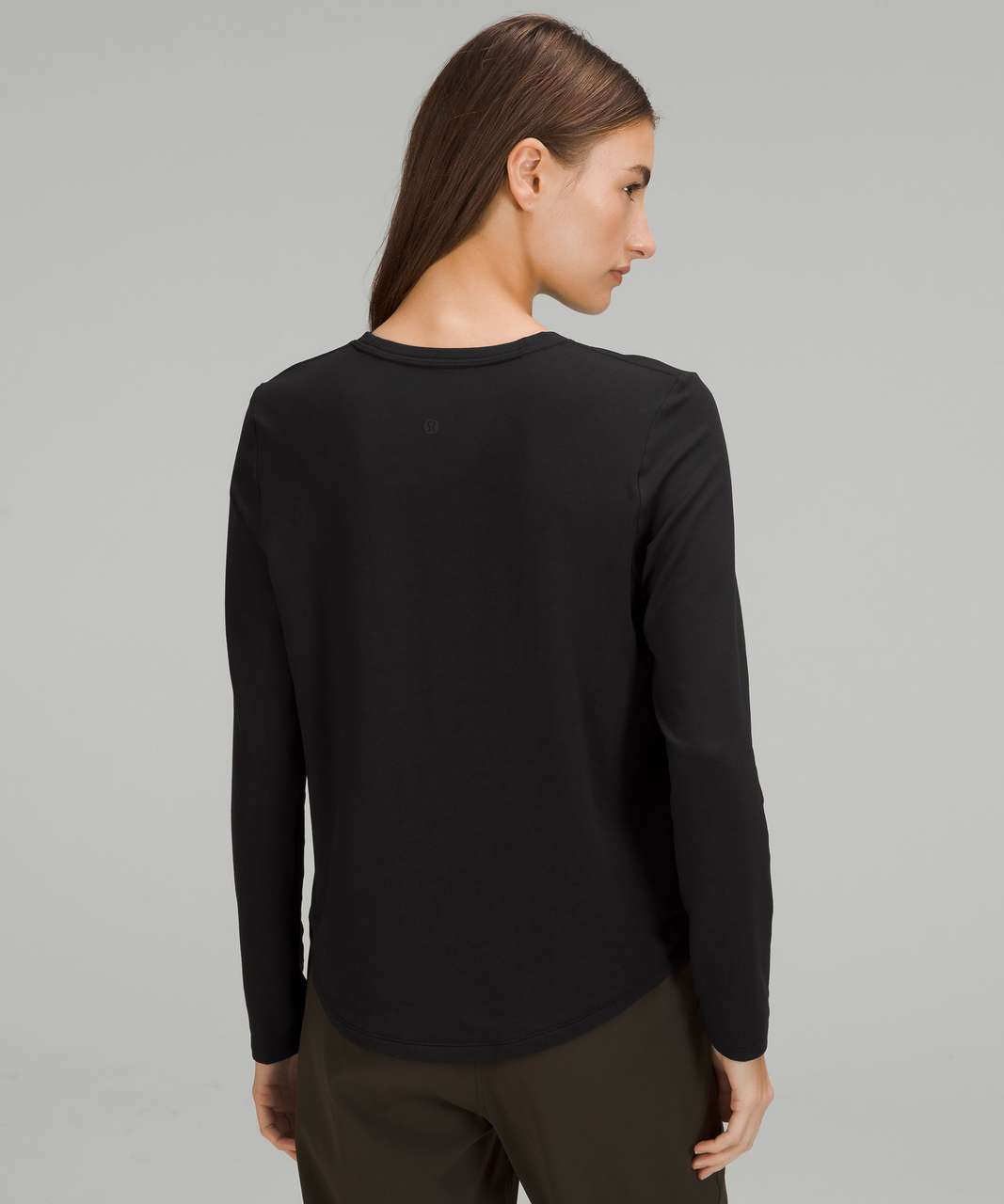 Lululemon Love Modal Fleece Long Sleeve Shirt - Black