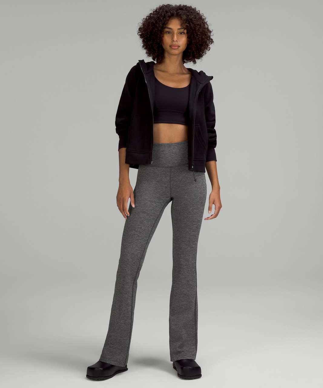 Lululemon Groove Super-High-Rise Flared Pant Nulu - Heathered