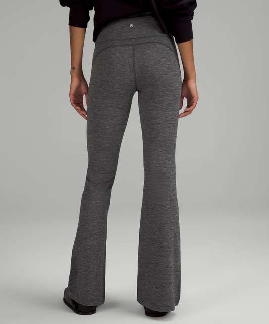 Lululemon Groove Pant (Tall) - Black / Heathered Fossil / Quilting ...