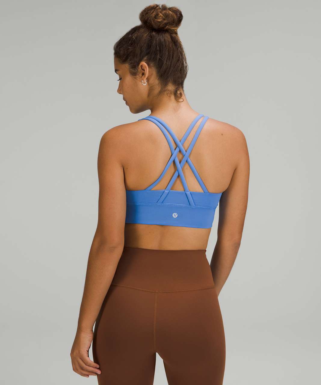 Lululemon Atheltica Blue Pattern Print Longline Racerback Sports