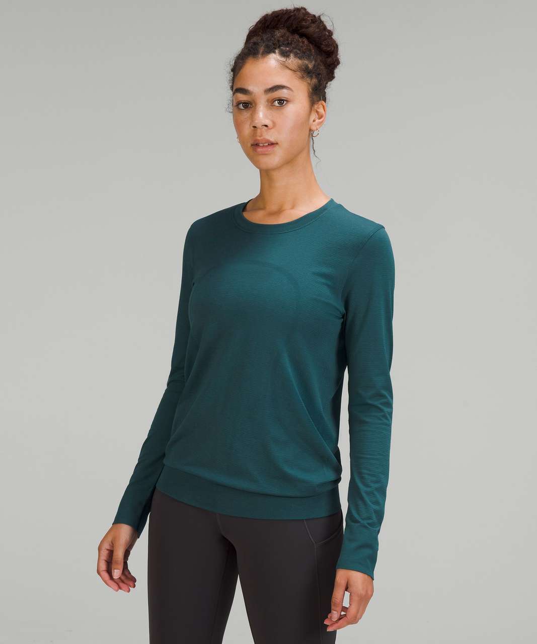 LULULEMON Swiftly Tech Long Sleeve Top 2.0 Race 0 Green Jasper