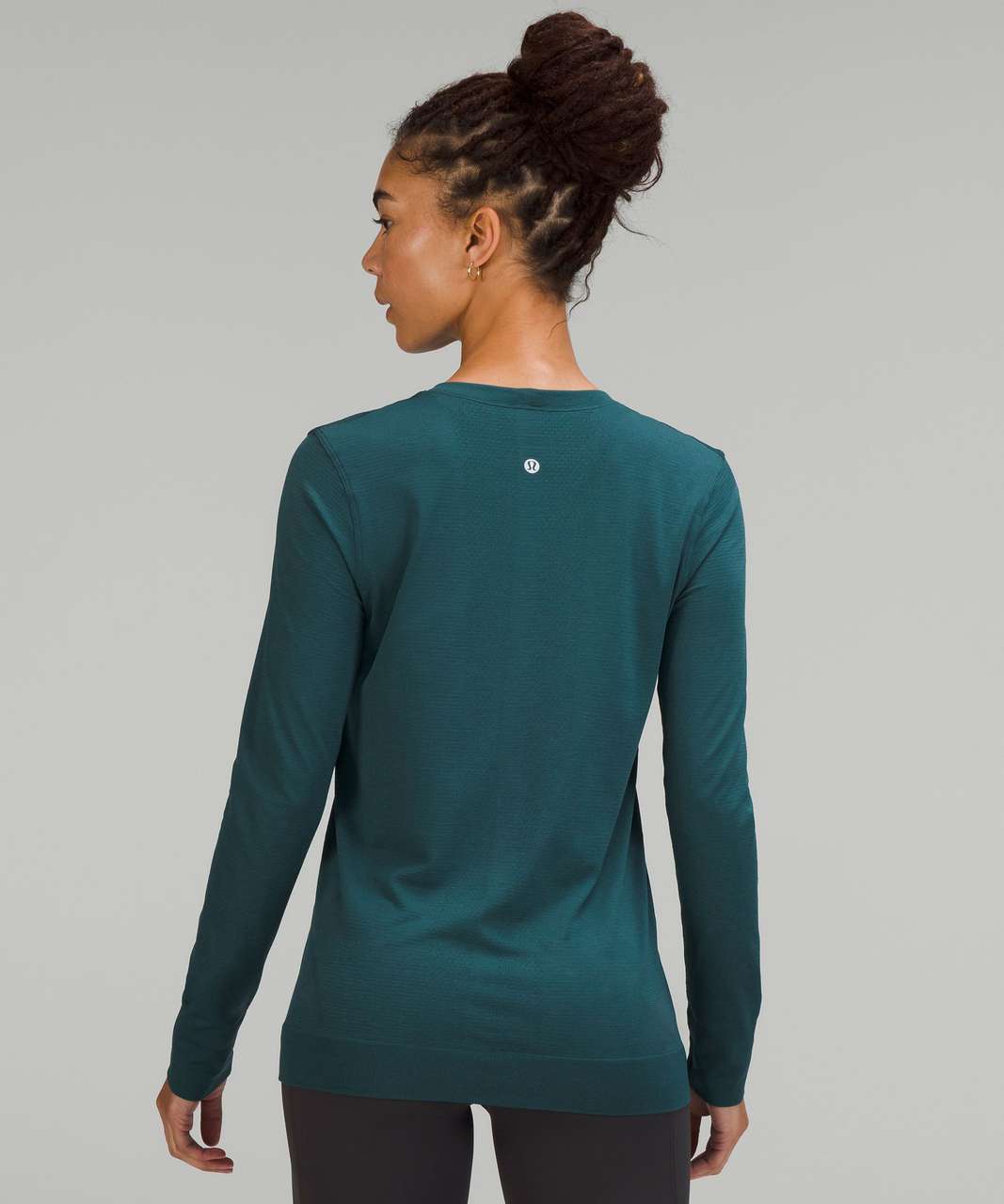 Lululemon Swiftly Relaxed-Fit Long Sleeve Shirt - Green Jasper / Green Jasper