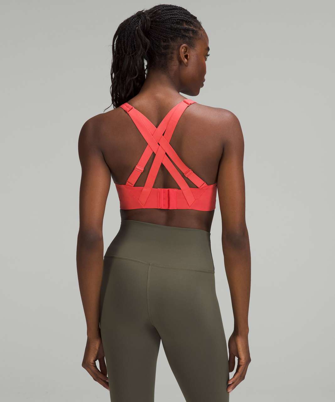 Lululemon Energy Bra Medium Support, B-d Cups In Mulled Wine | ModeSens