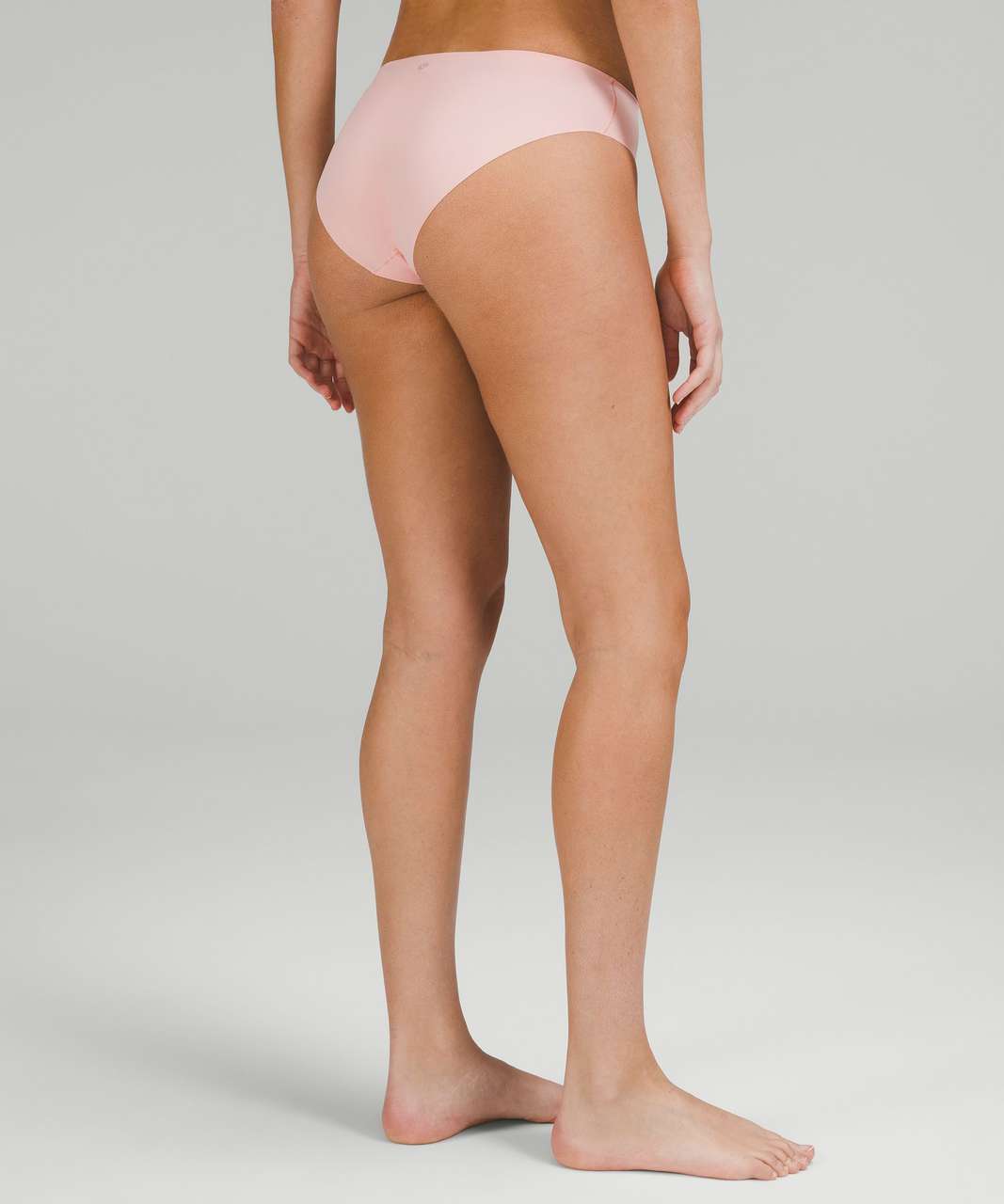 Lululemon InvisiWear Mid-Rise Bikini Underwear 5 Pack - Black / Black / Dew Pink / Gull Grey / Engrave WP Mini Pink Peony