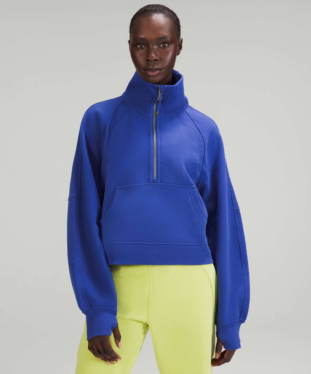 Lululemon Scuba Oversized Funnel Neck Half Zip - Psychic - lulu