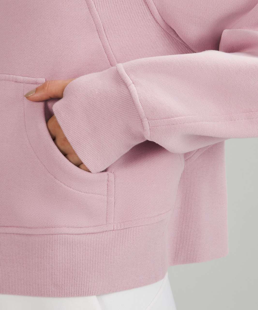 Lululemon Scuba Oversized Funnel Neck Half Zip - Pink Peony - lulu