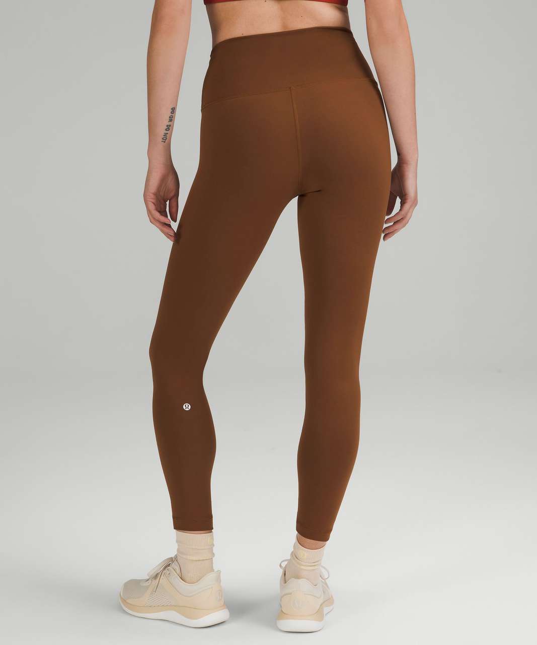 Lululemon Wunder Train High-Rise Tight 25 - Roasted Brown - lulu fanatics