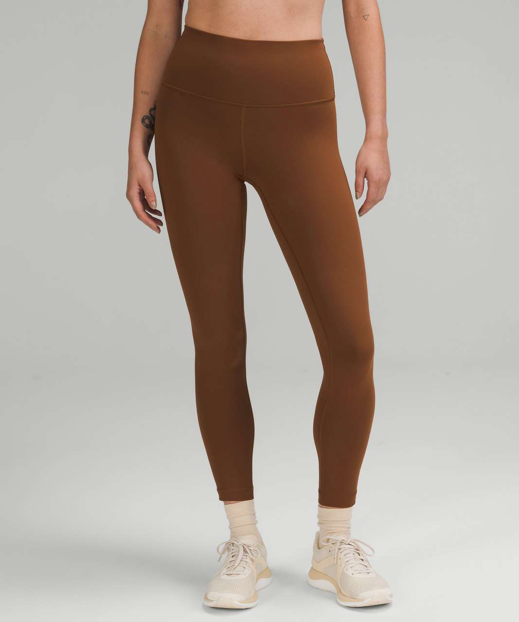 Lululemon Wunder Train High-Rise Tight 25" - Roasted Brown