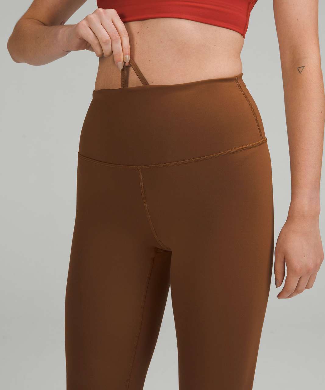 Lululemon Wunder Train High-Rise Tight 25 Size 10 Date Brown DTBN 76448