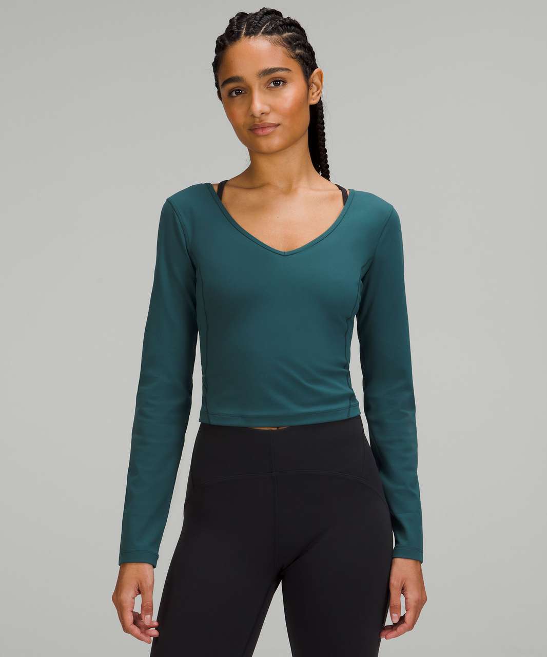 Lululemon Swiftly Relaxed Half Zip - Green Jasper / Oceanic - lulu fanatics