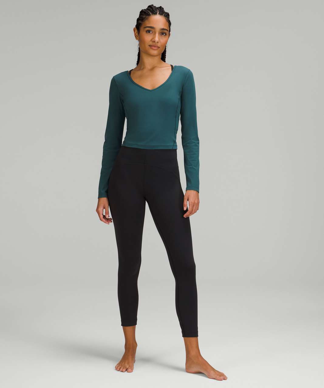 Lululemon High-Neck Tight-Fit Shelf Bodysuit - Contour - lulu fanatics