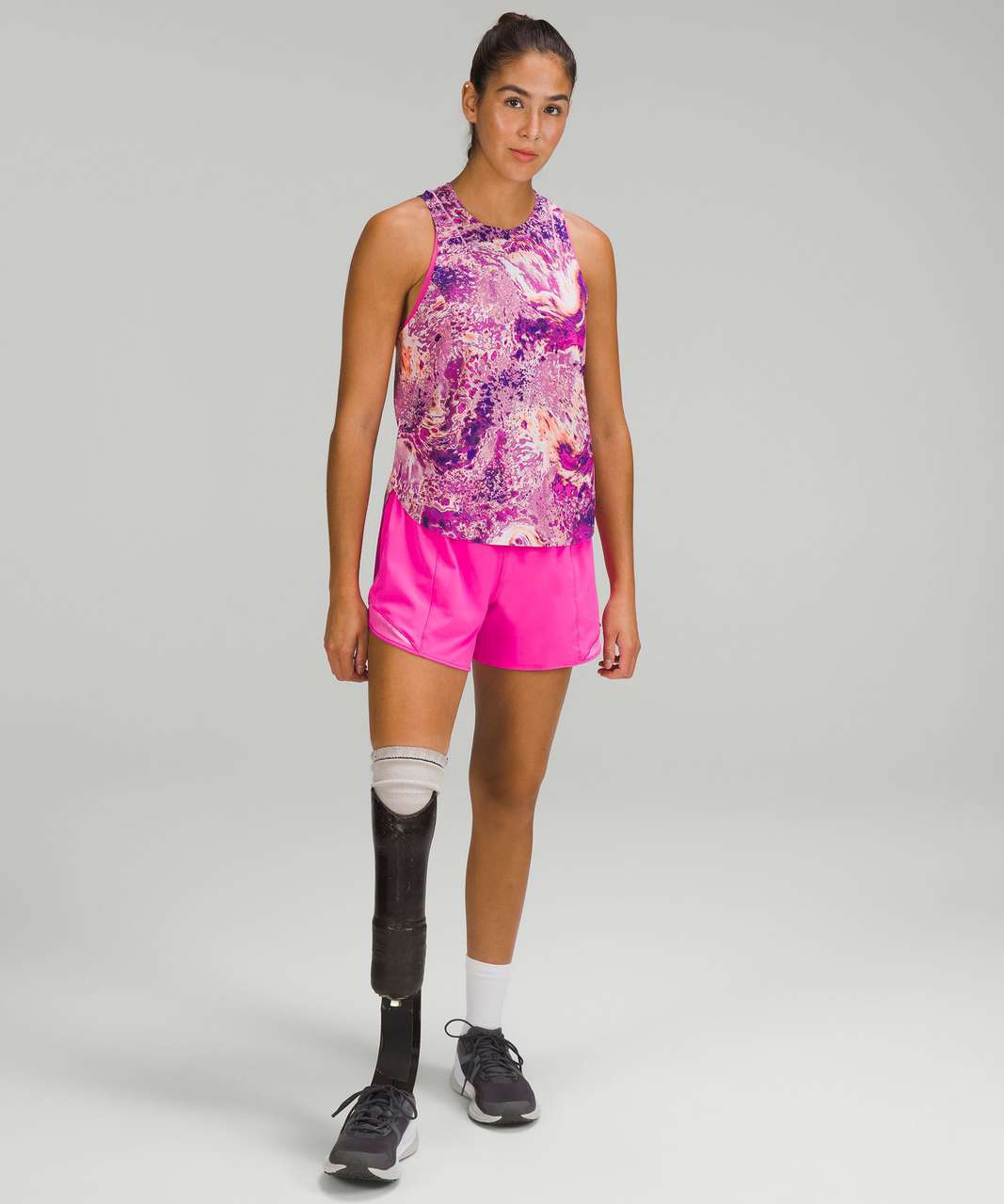 Lululemon Hotty Hot High-Rise Lined Short 4" - Pow Pink (First Release)