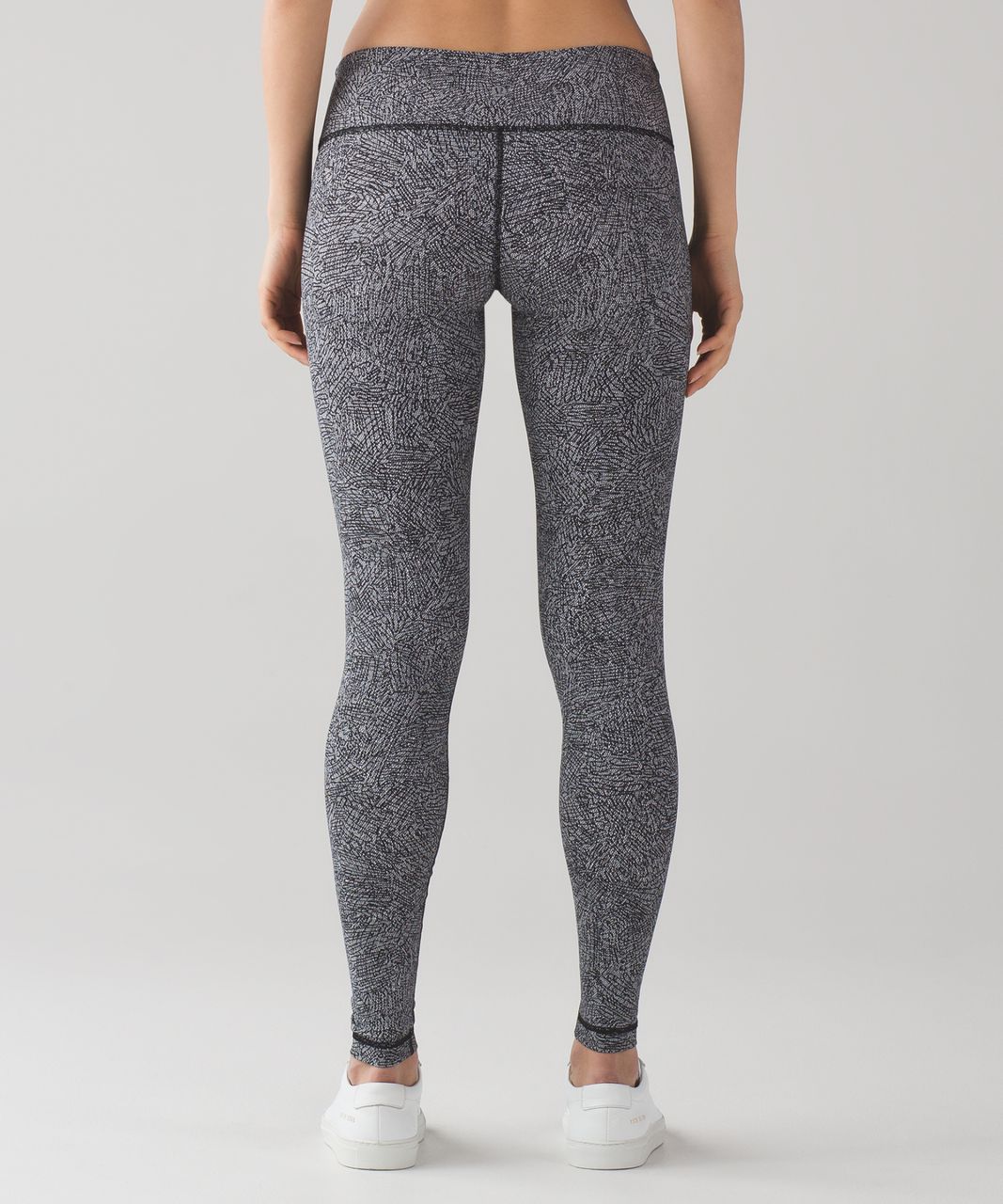 lululemon athletica, Pants & Jumpsuits, Lululemon Wunder Under Pant Roll  Down Heathered Black