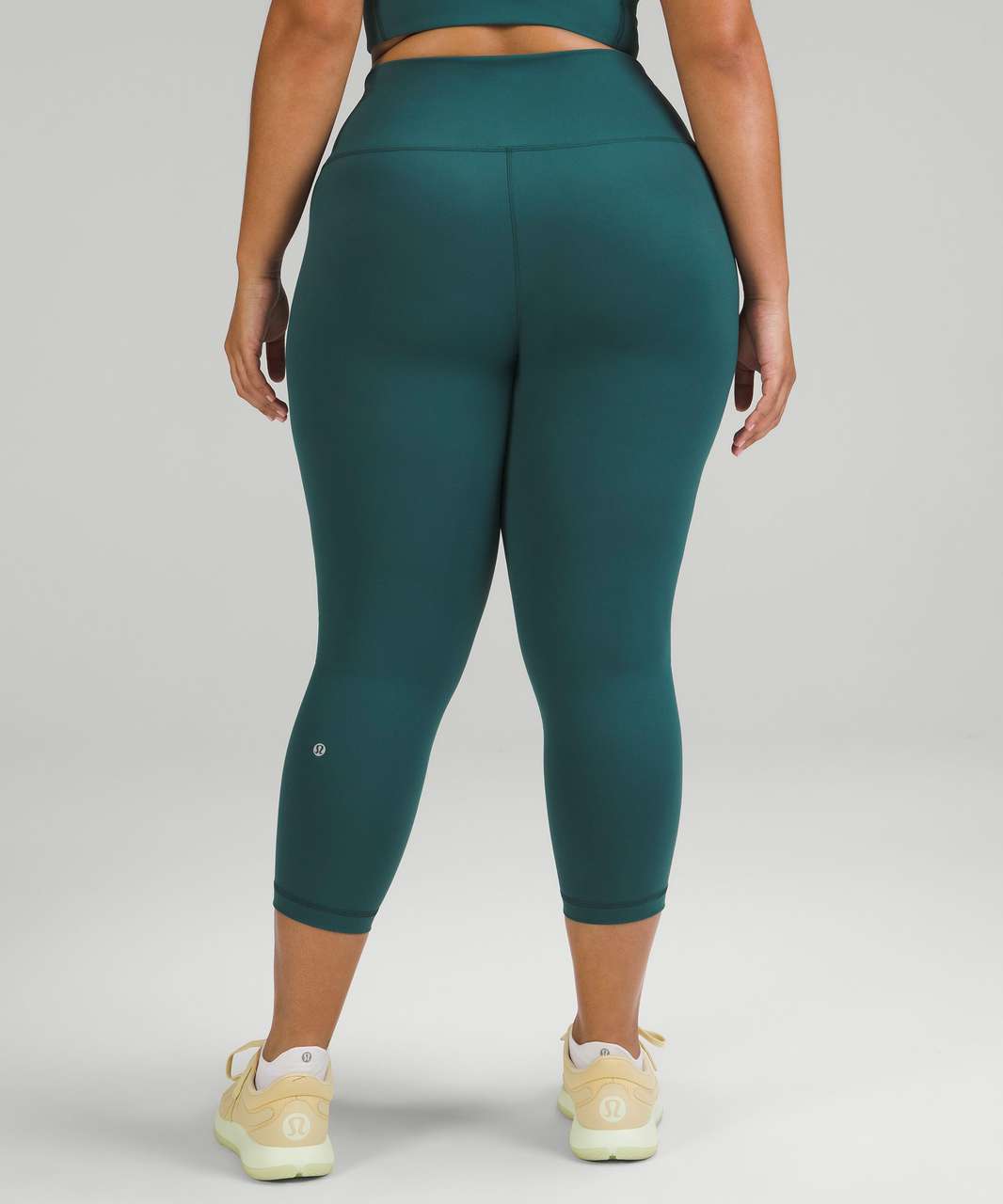 Lululemon Align High-Rise Crop 23 - Green Jasper - lulu fanatics