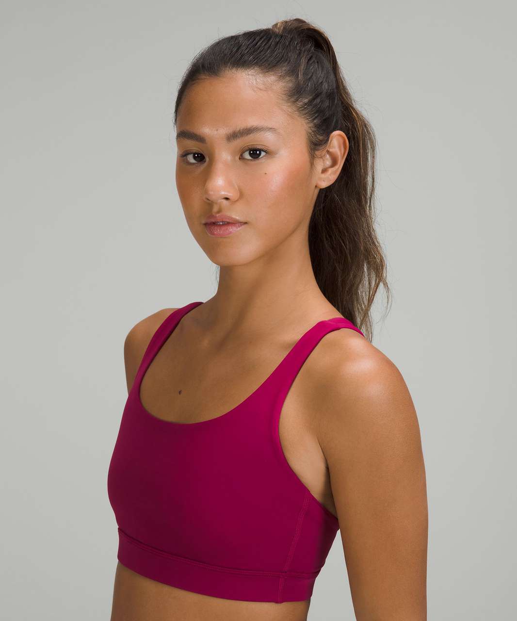 Lululemon Energy Longline Bra Ribbed Luxtreme *Medium Support, B–D Cups -  Dark Olive - lulu fanatics