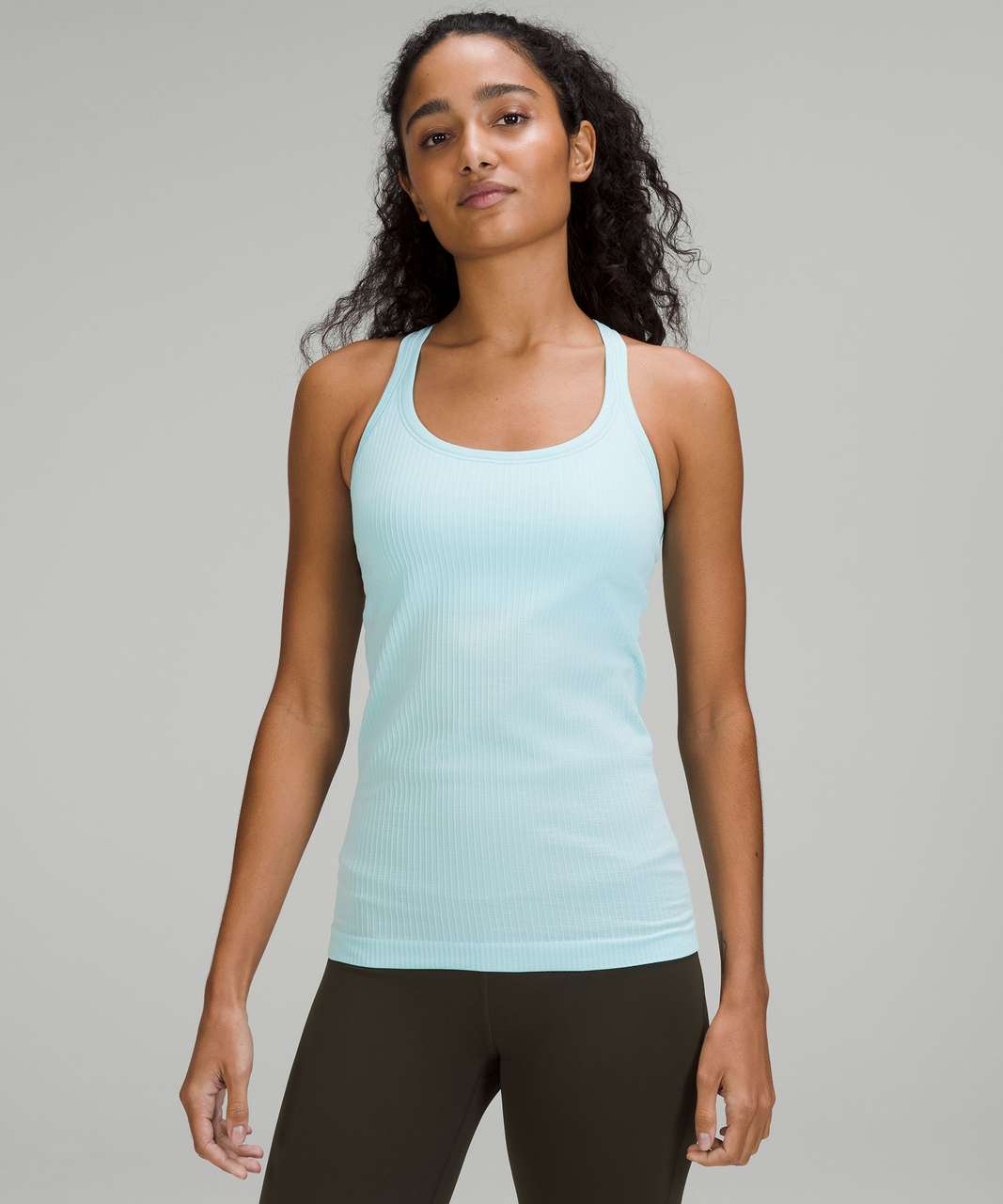 Lululemon Ebb To Street Racerback Crop Tank Top - Pink Lychee