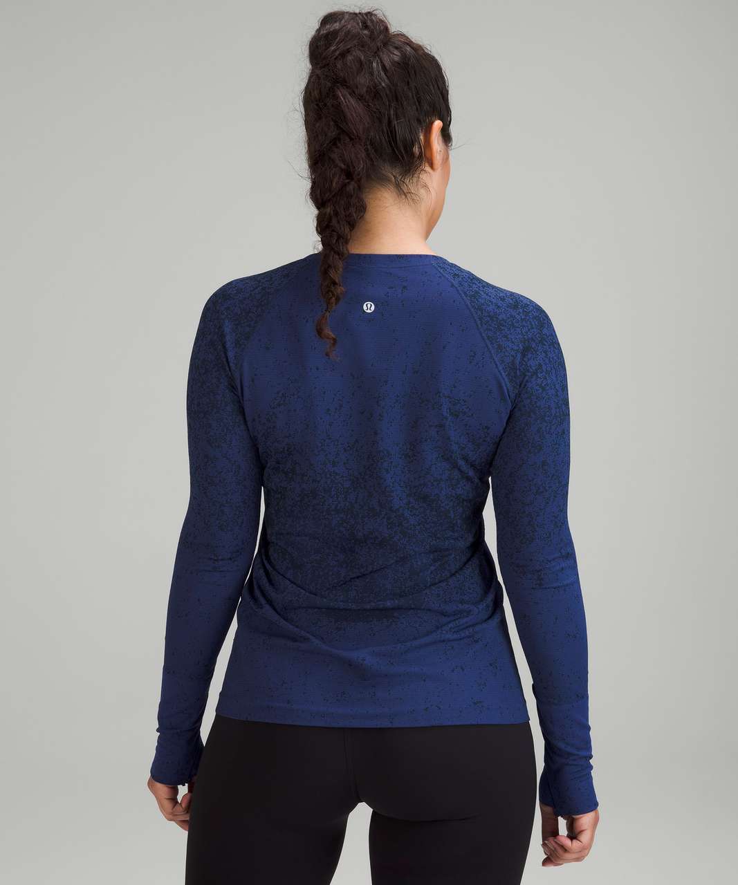 Lululemon Swiftly Tech Long Sleeve Shirt 2.0 - Gradient Block Psychic / True Navy