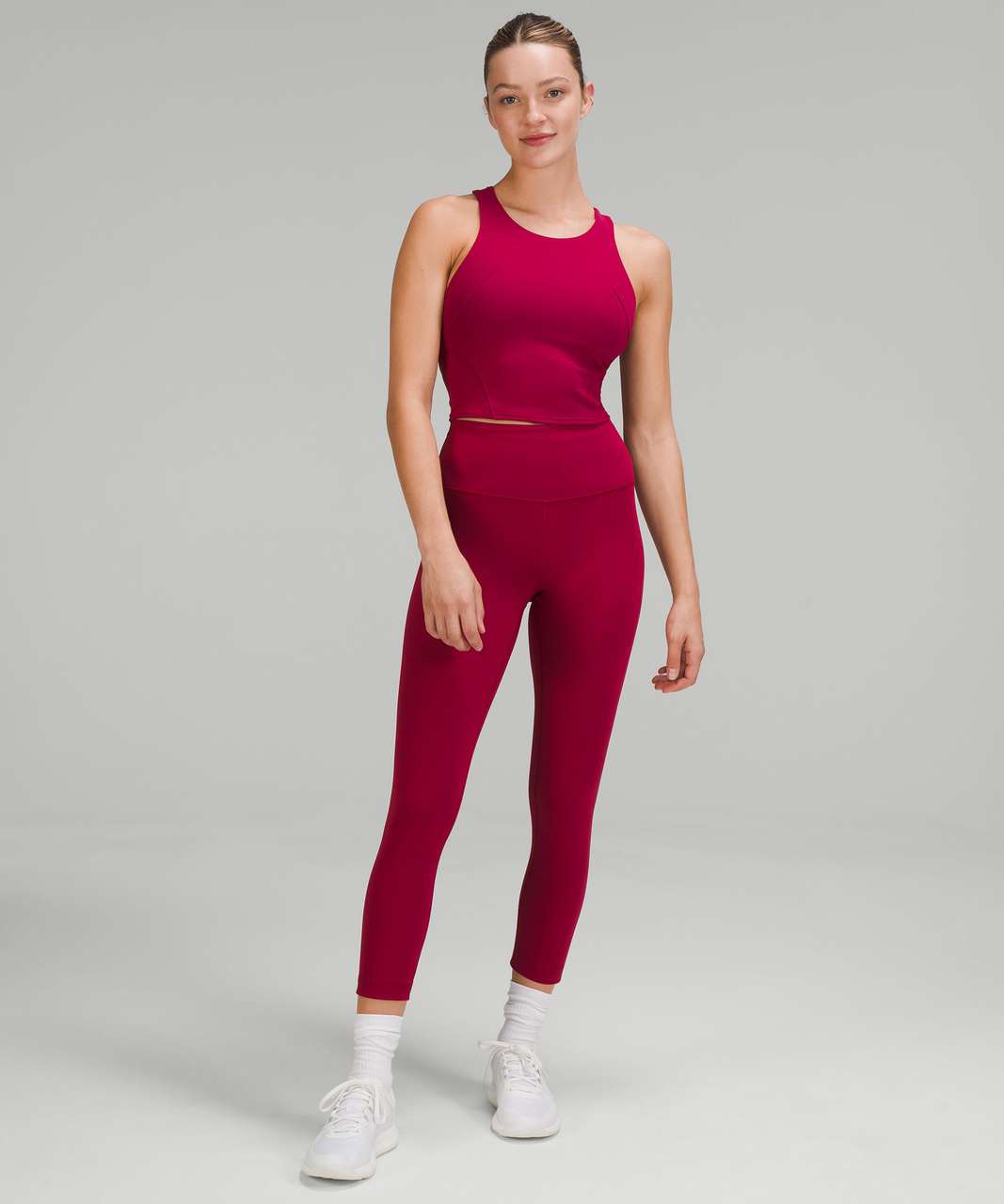 Lululemon Invigorate Training Tank Top - Pomegranate - lulu fanatics