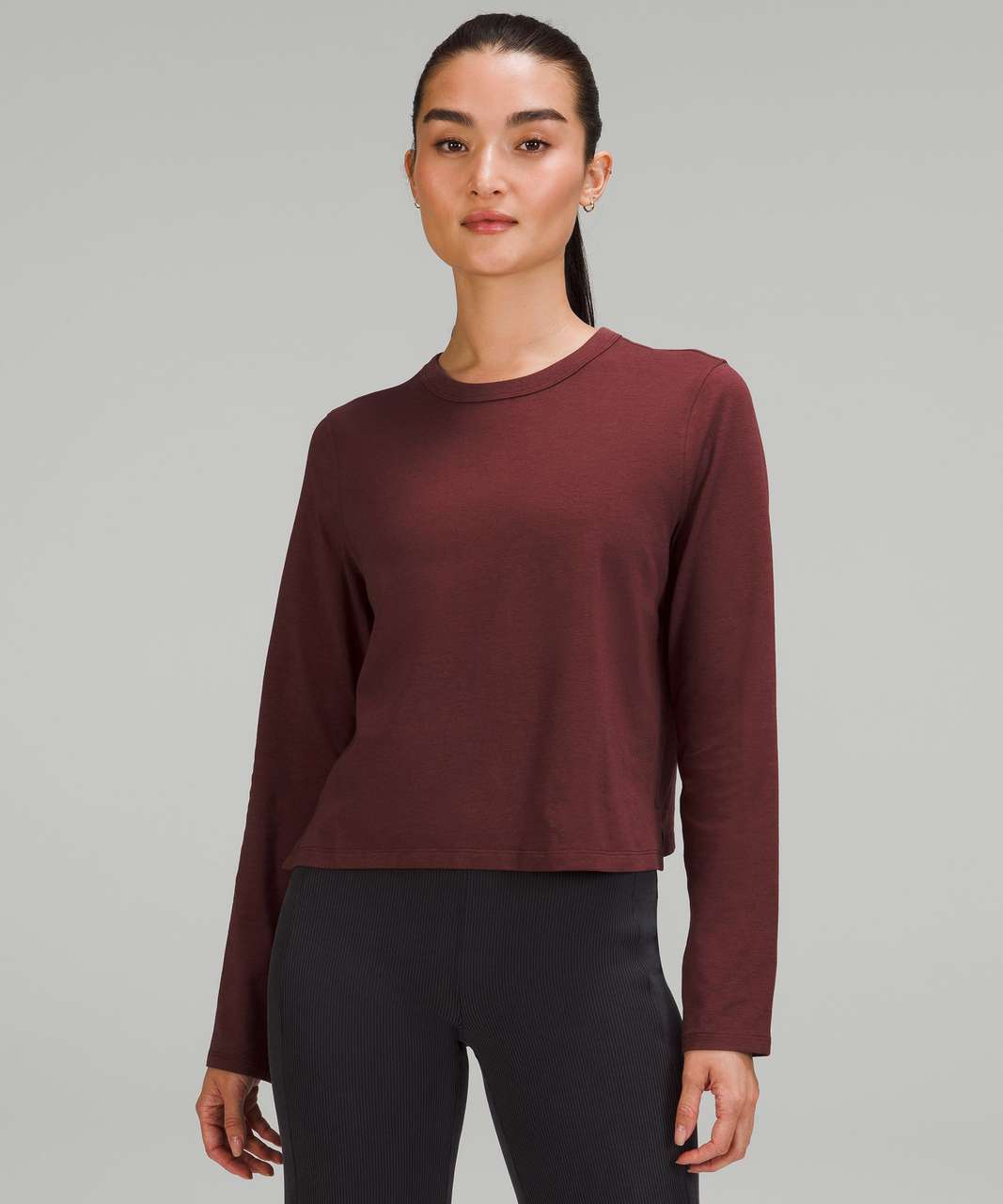 Lululemon Classic-Fit Cotton-Blend Long-Sleeve Shirt - Velvet Dust - lulu  fanatics