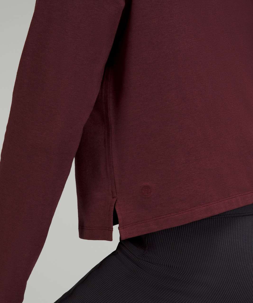 Lululemon Classic-Fit Cotton-Blend Long Sleeve Shirt - Red Merlot