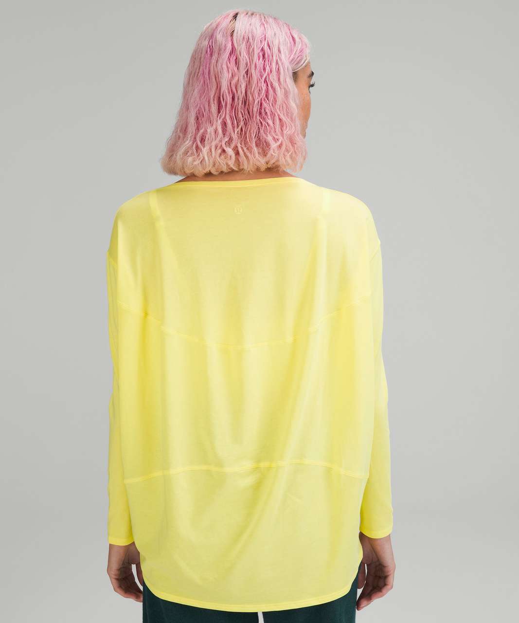 Lululemon Back in Action Long Sleeve Shirt - Sunlight Yellow