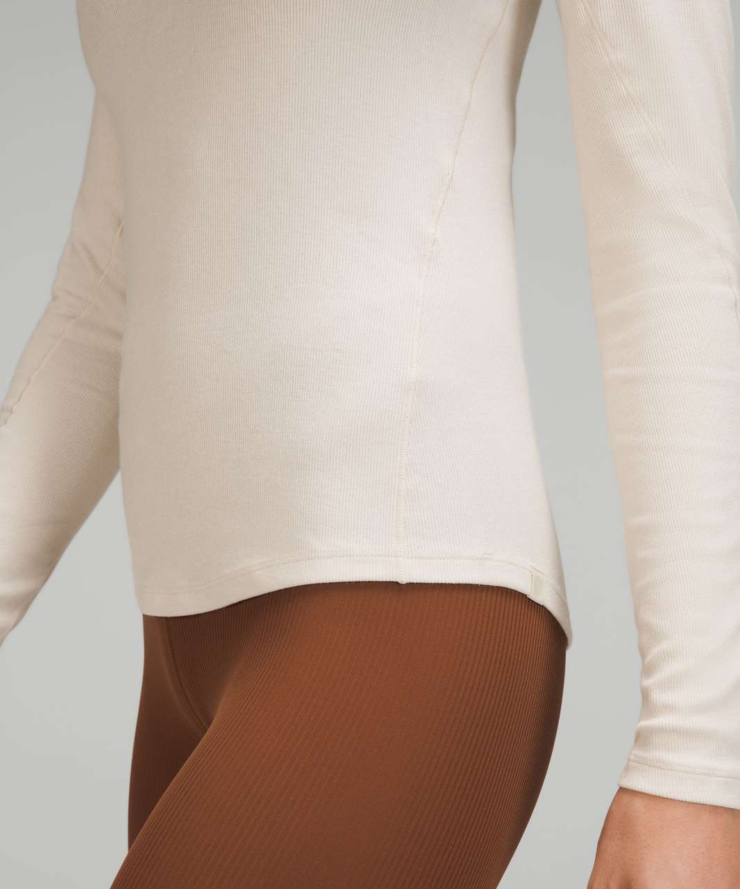 Lululemon Hold Tight Long Sleeve Shirt - White Opal