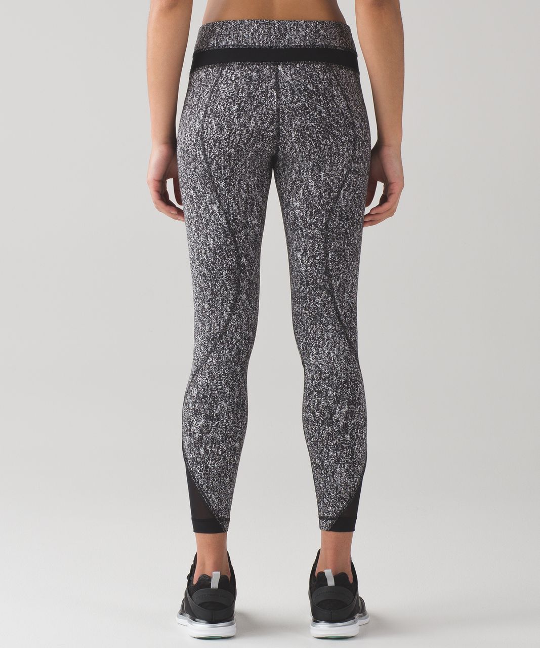 Lululemon Inspire Tight II Miss Mosaic White and Black Leggings