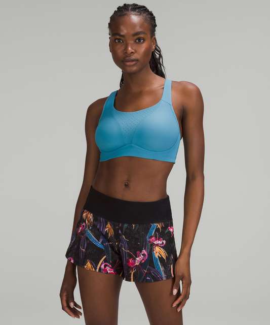 Foil Print Racerback Sports Bra