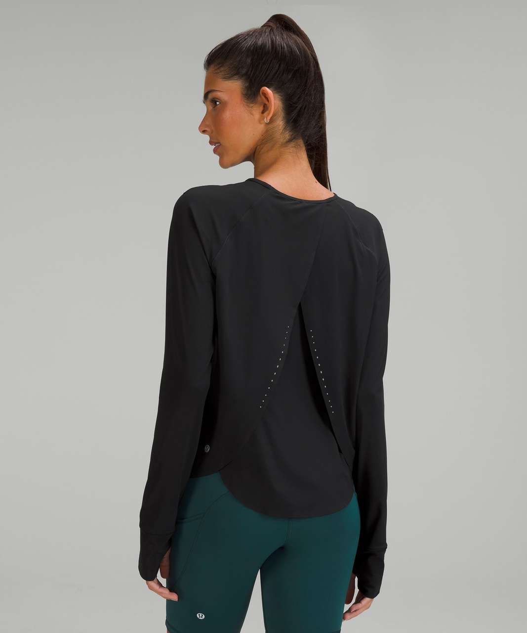 Lululemon UV Protection Running Long Sleeve Shirt - Black