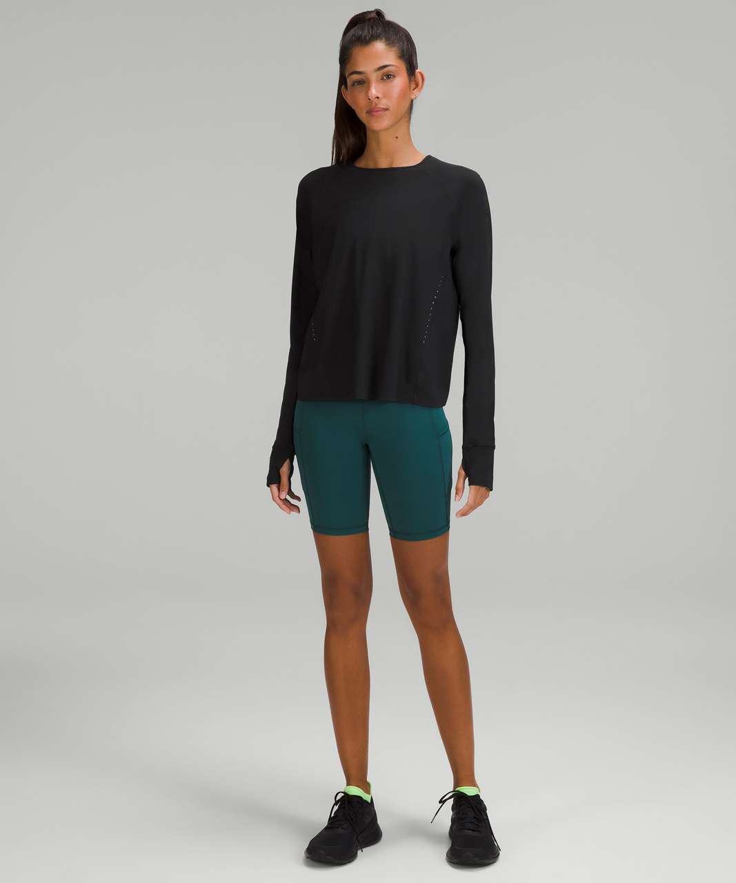 Lululemon UV Protection Running Long Sleeve Shirt - Black