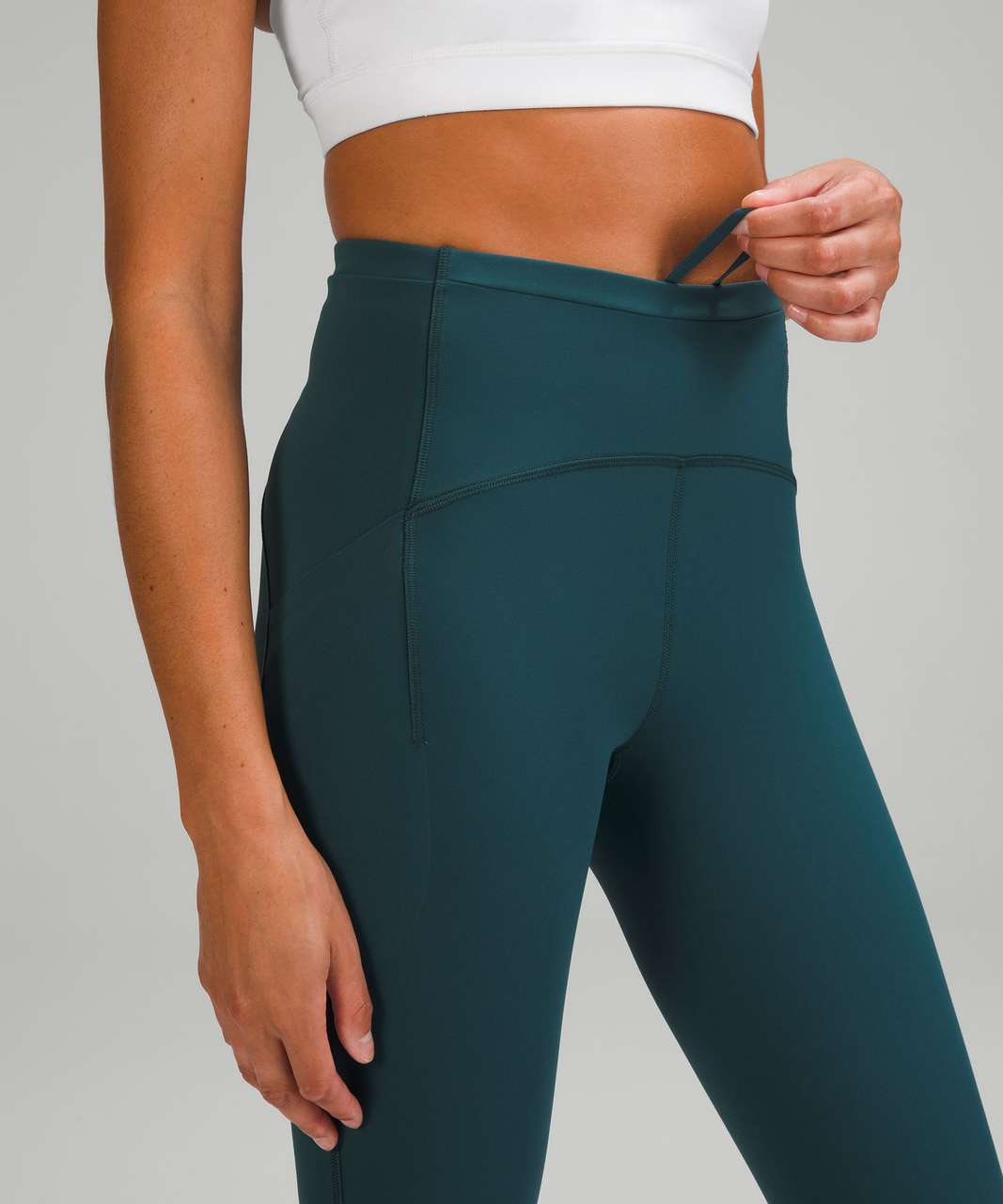 Lululemon Swift Speed High-Rise Crop 21" - Green Jasper