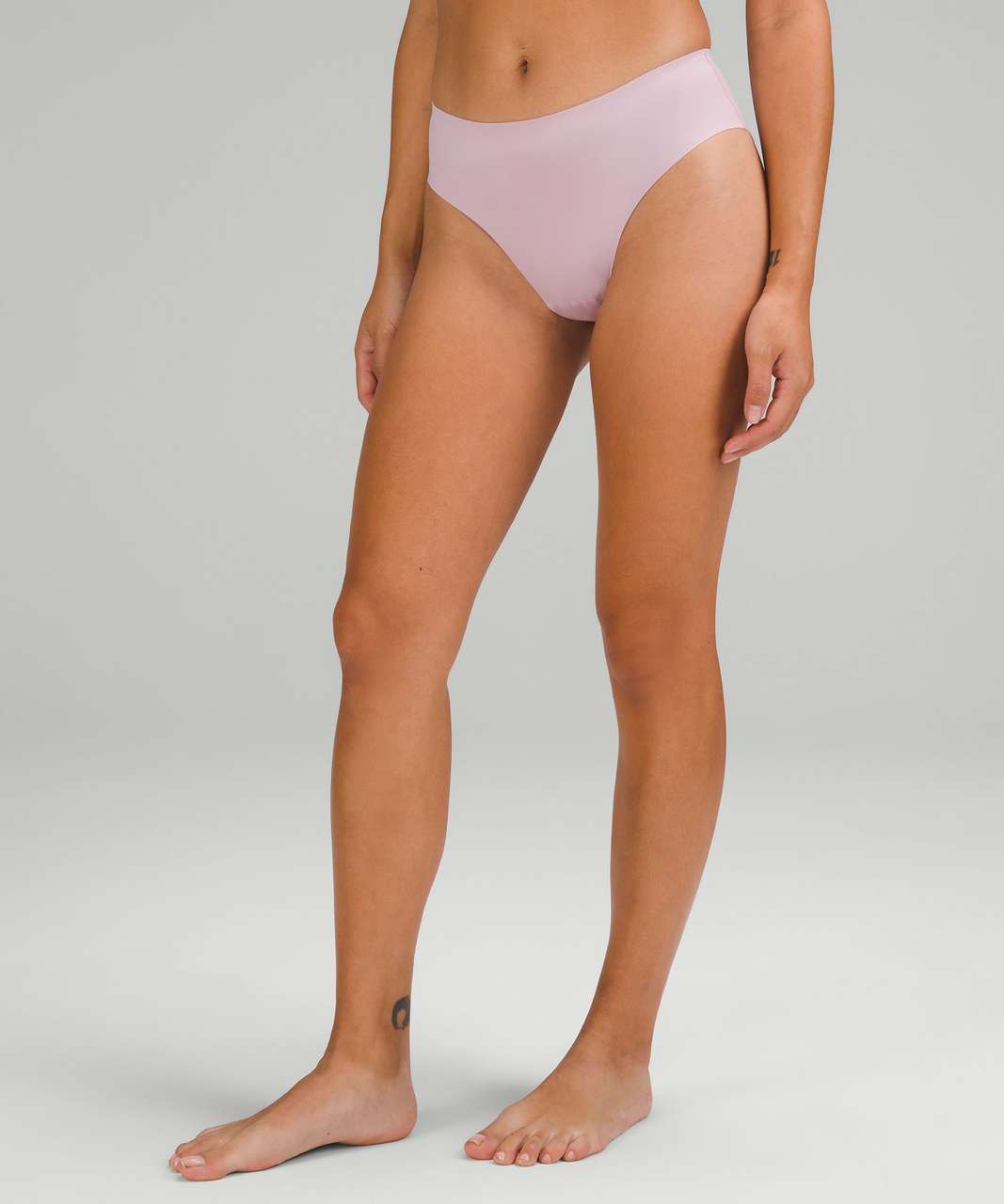 Lululemon InvisiWear Mid-Rise Bikini Underwear 3 Pack - Gull Grey / Pink Peony / Cayenne