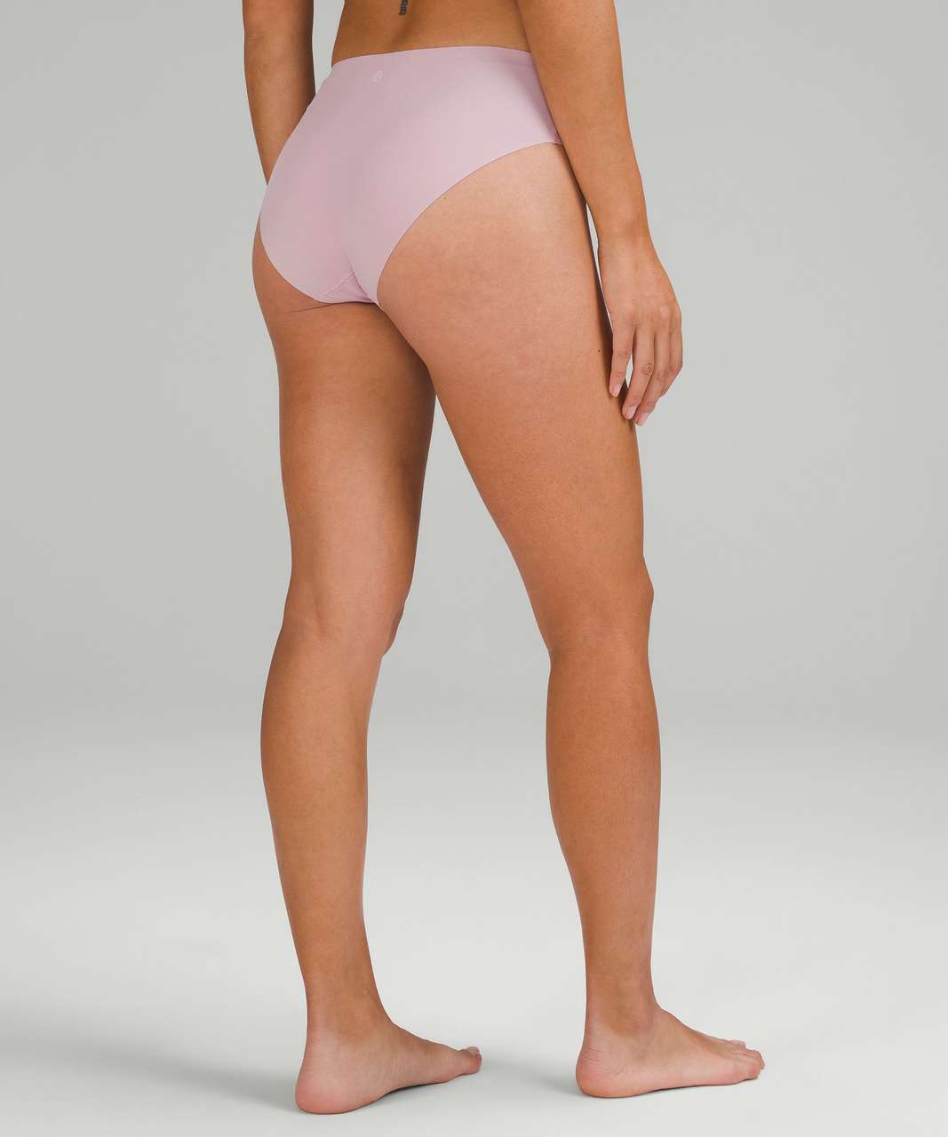 Lululemon InvisiWear Mid-Rise Bikini Underwear 3 Pack - Gull Grey / Pink Peony / Cayenne