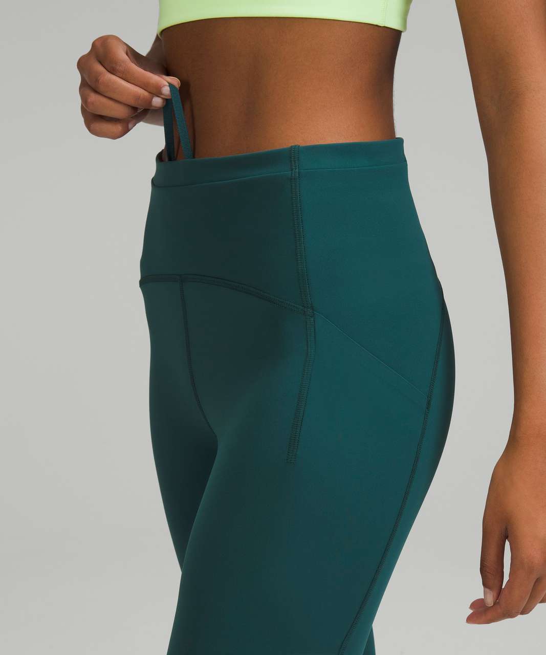 Lululemon Swift Speed High-Rise Crop 23" - Green Jasper