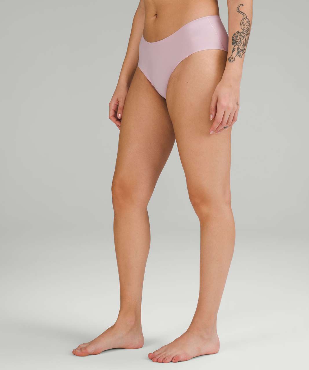 Lululemon InvisiWear Mid-Rise Hipster Underwear 3 Pack - Gull Grey / Pink Peony / Cayenne