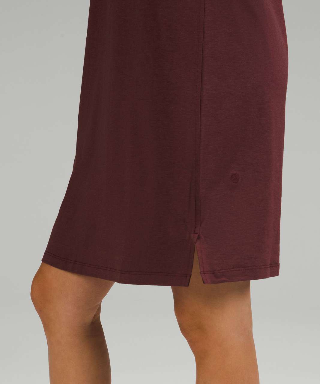 Lululemon Classic-Fit Cotton-Blend Dress - Red Merlot - lulu fanatics