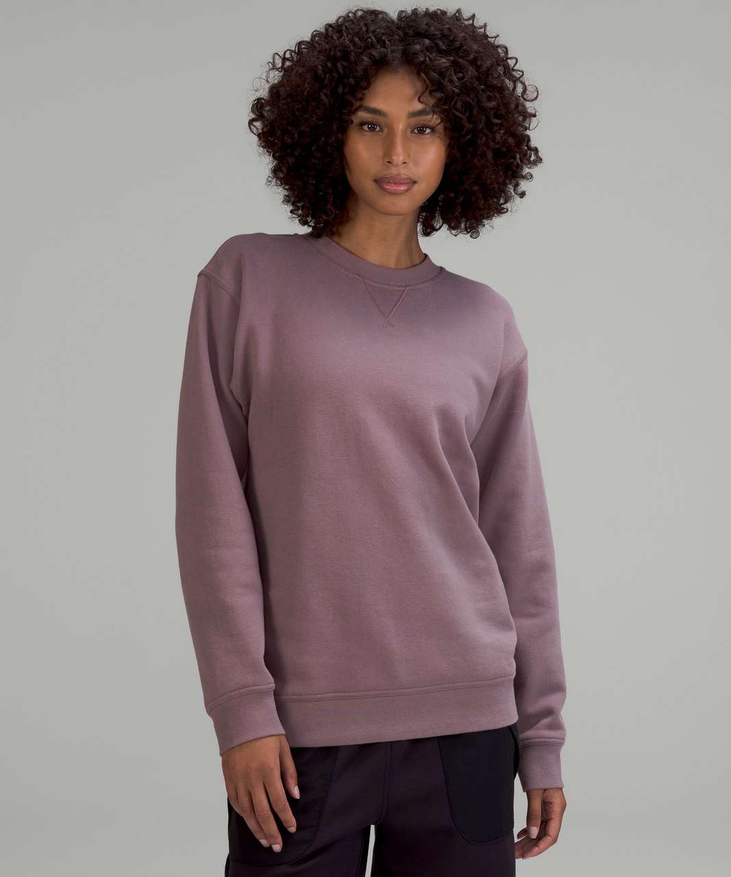 Lululemon All Yours Crew *Fleece - Lunar Rock