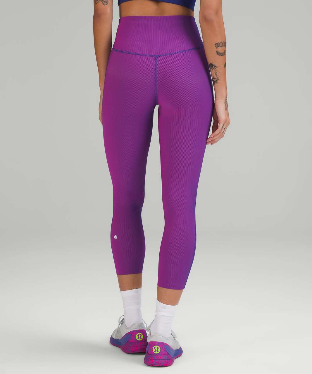 Zelocity True Curv Mid Rise Quick Dry Leggings - Imperial Purple