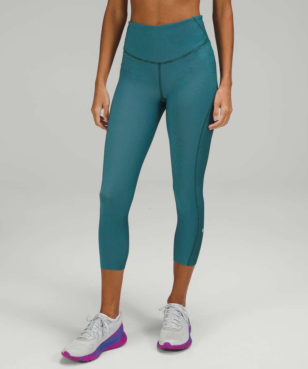 Lululemon SenseKnit High-Rise Running Crop 23 - Charged Indigo