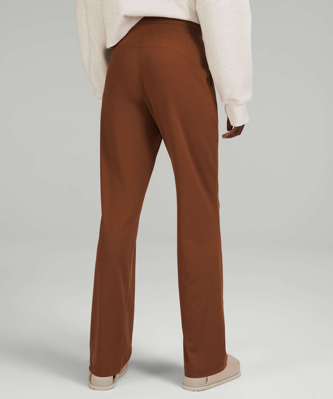 ASYOU super low rise relaxed trouser in brown