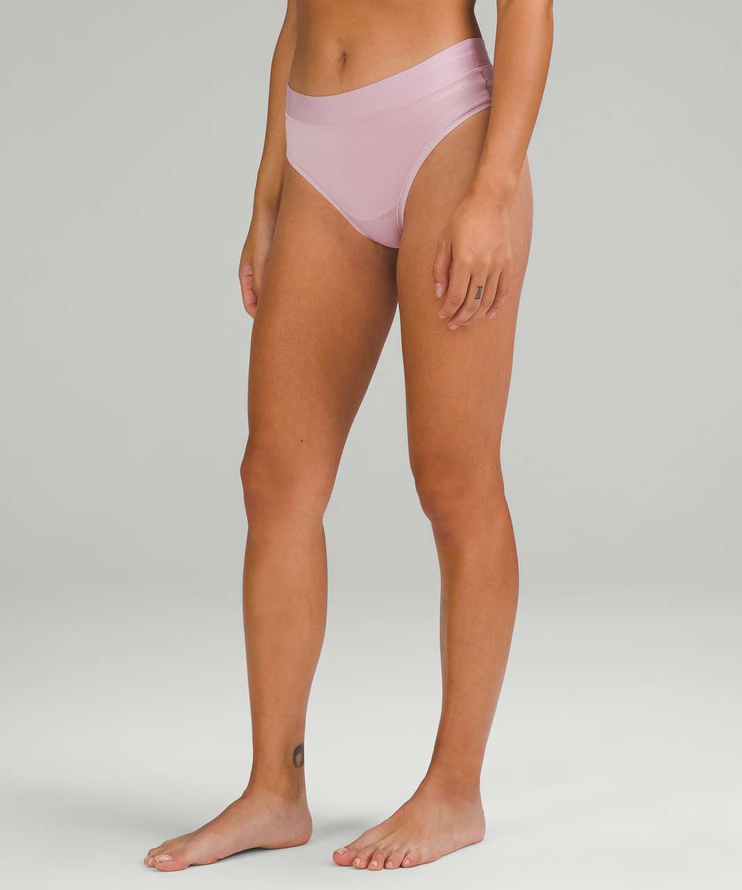 Lululemon UnderEase High-Rise Thong Underwear 3 Pack - Gull Grey / Pink Peony / Cayenne