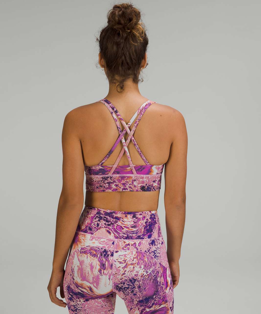 lululemon athletica, Intimates & Sleepwear, Lululemon Energy High Neck  Sport Bra In Jubilee Purple