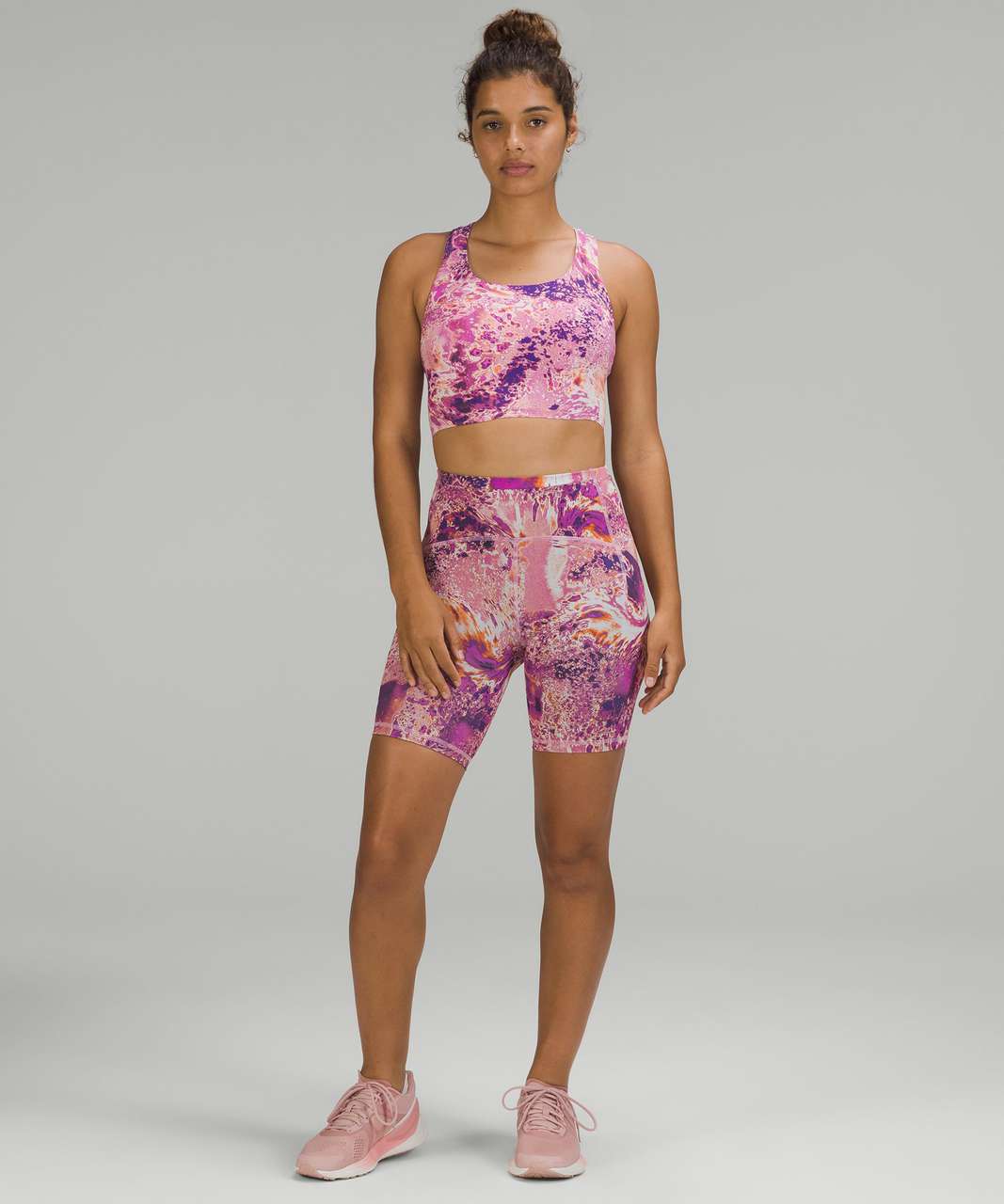 Lululemon Limited Edition Swift Speed High-Rise Short 8" - Anticipation Pink Multi