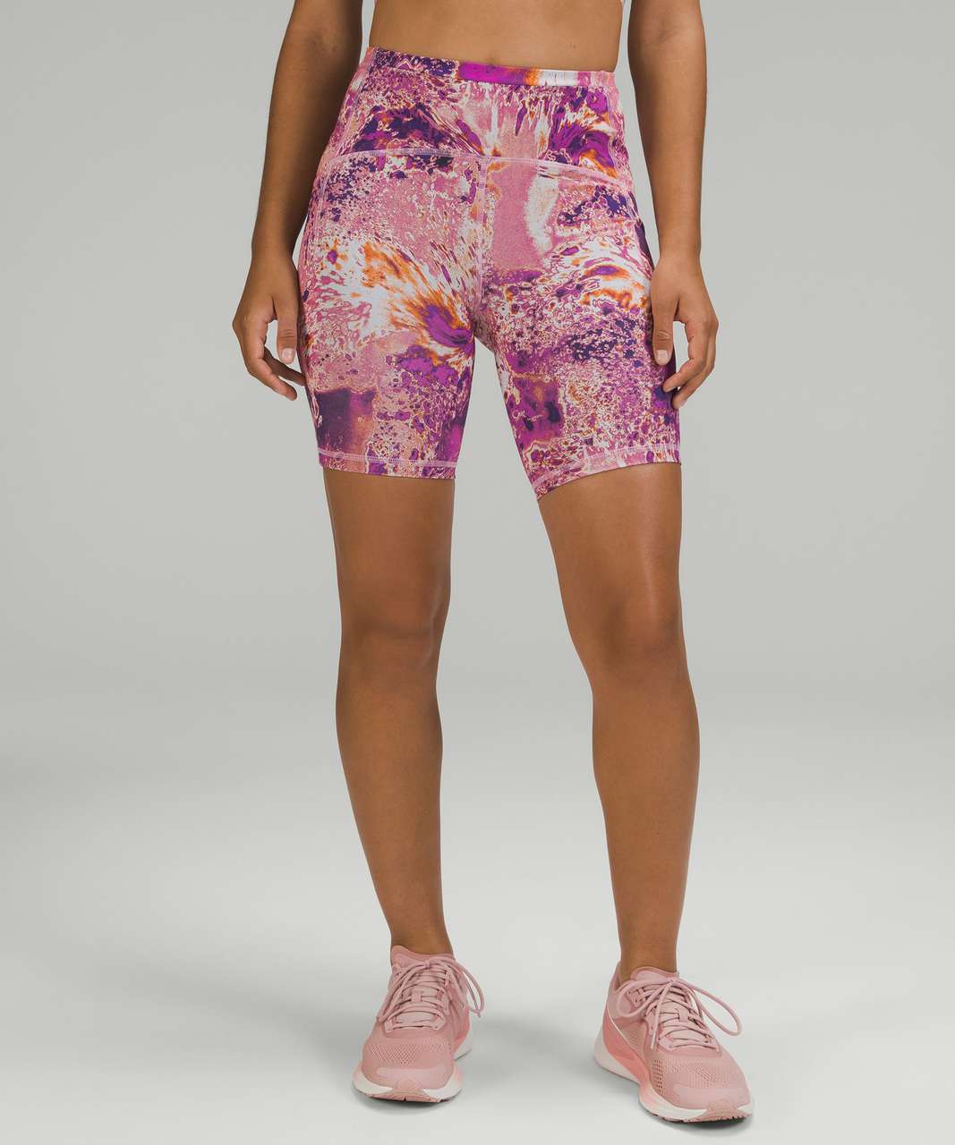 Lululemon Limited Edition Swift Speed High-Rise Short 8" - Anticipation Pink Multi