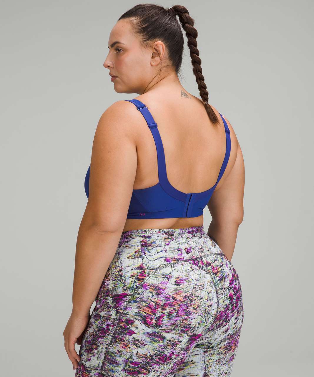 Lululemon Run Times Bra *High Support, B–E Cups - Blue Cast - lulu fanatics