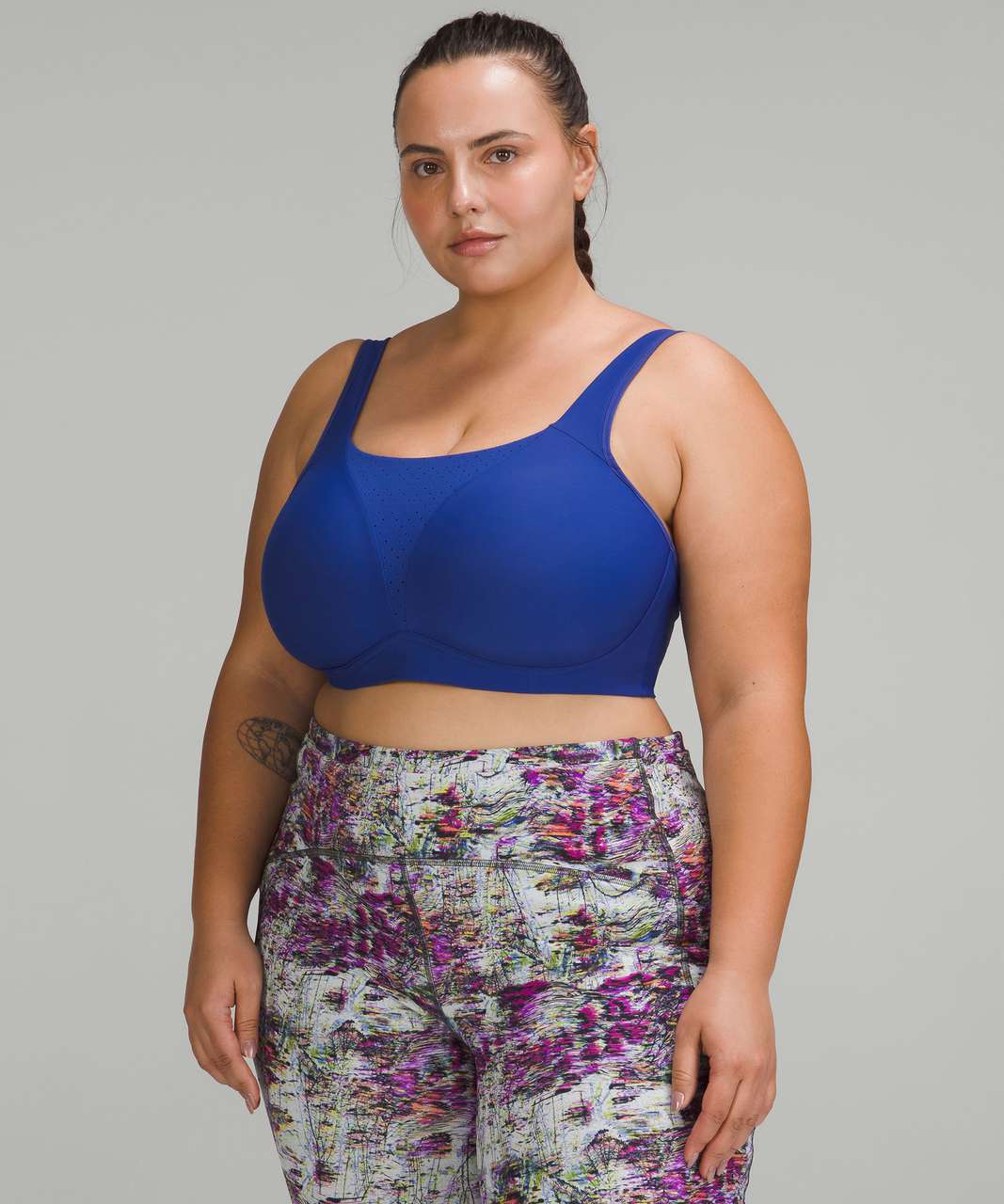 Lululemon Run Times Bra *High Support, B–E Cups - Blue Cast - lulu fanatics