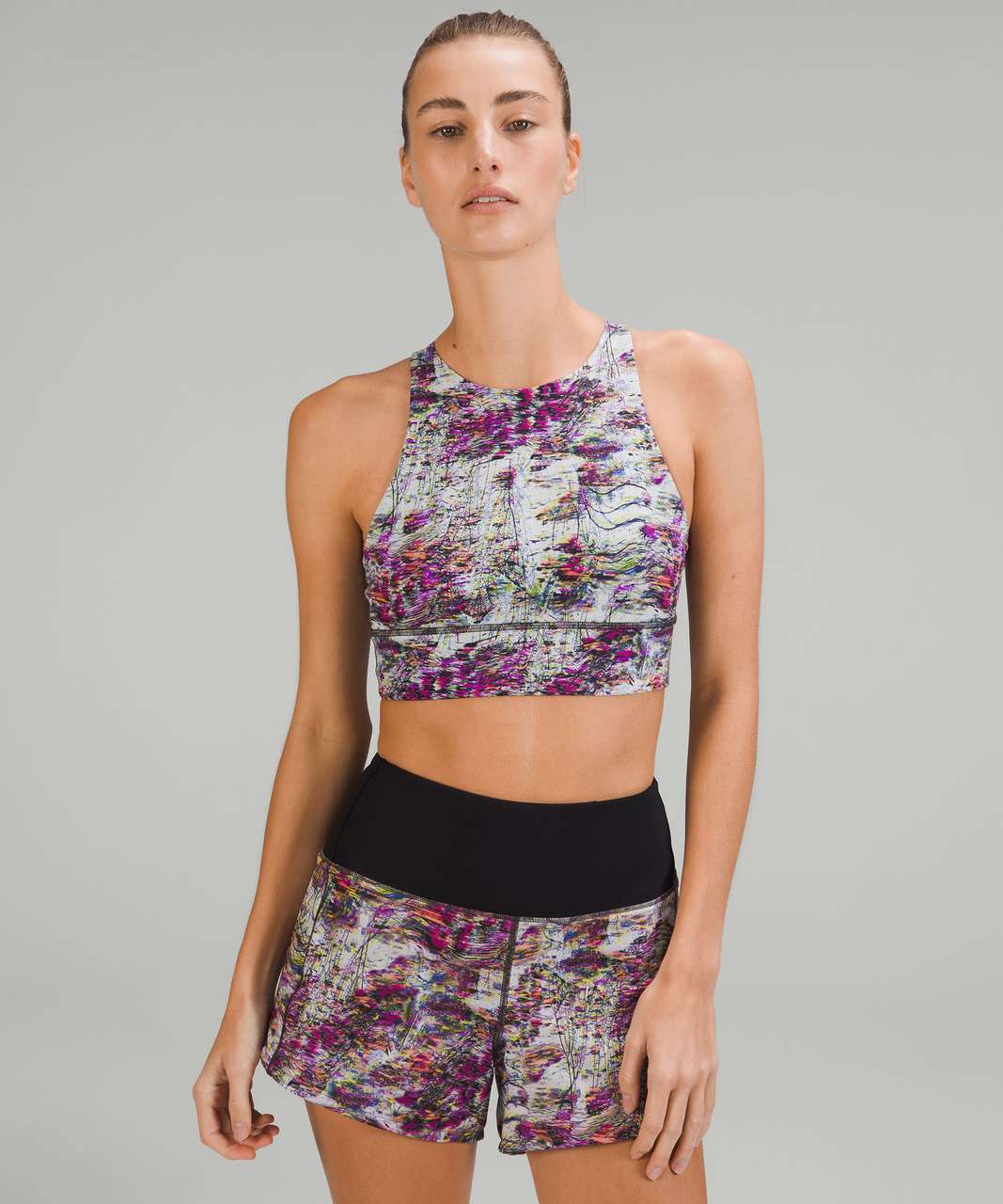 Lululemon Limited Edition Energy High-Neck Longline Bra *Medium Support ...